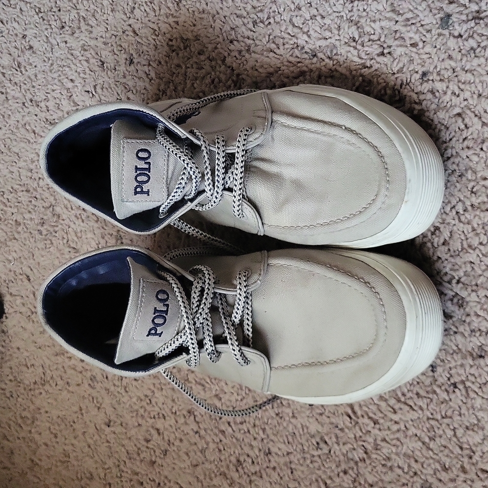 Polo light gray high tops